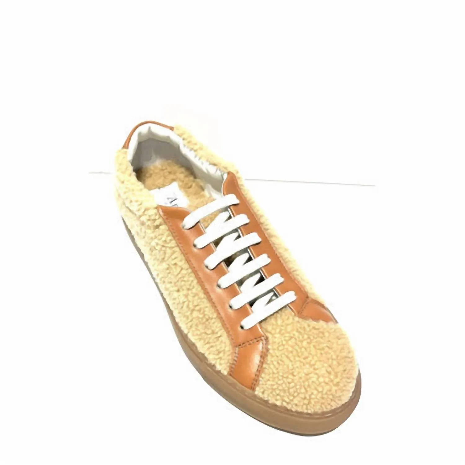 Women's Shearling Sneaker In Gold