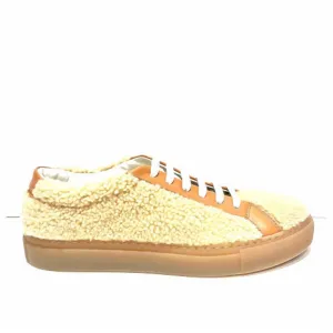 Women's Shearling Sneaker In Gold