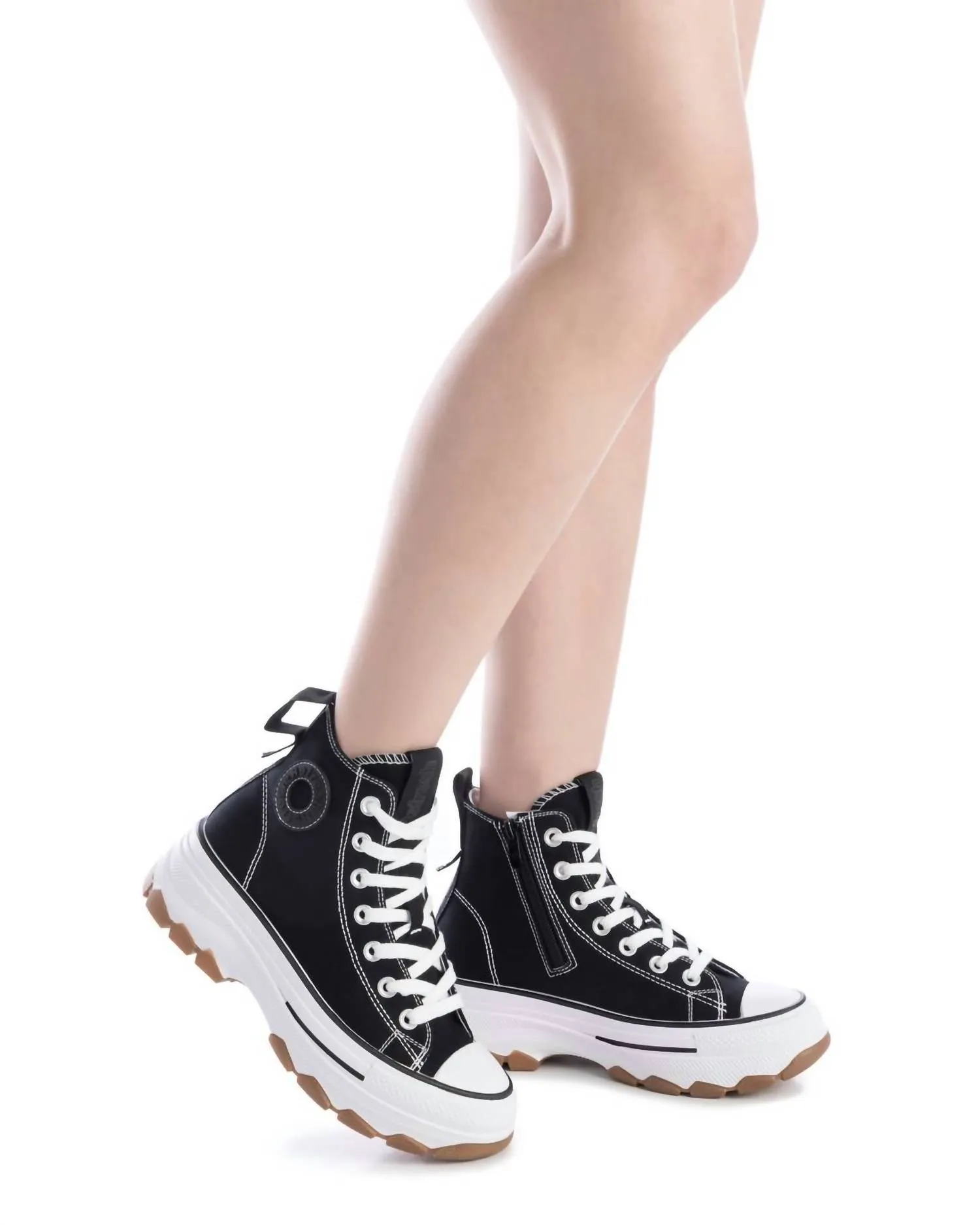Women's Sneaker Booties In Black