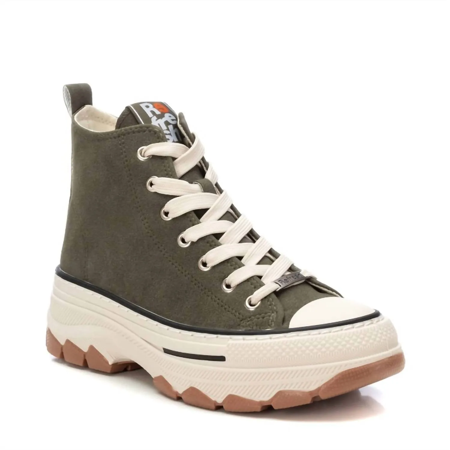 Women's Sneaker Booties In Kakhi