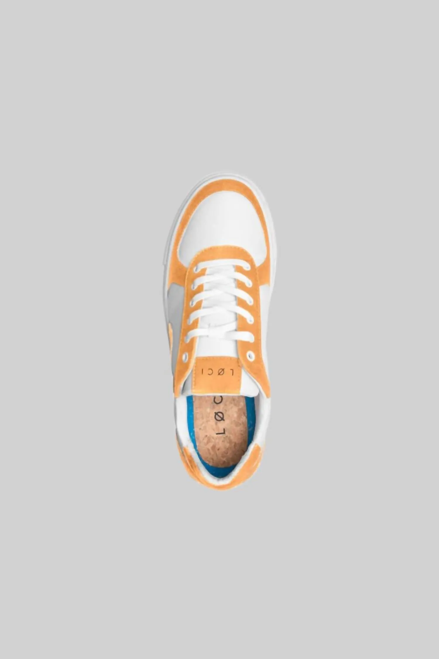 Women's Sneakers In White/orange