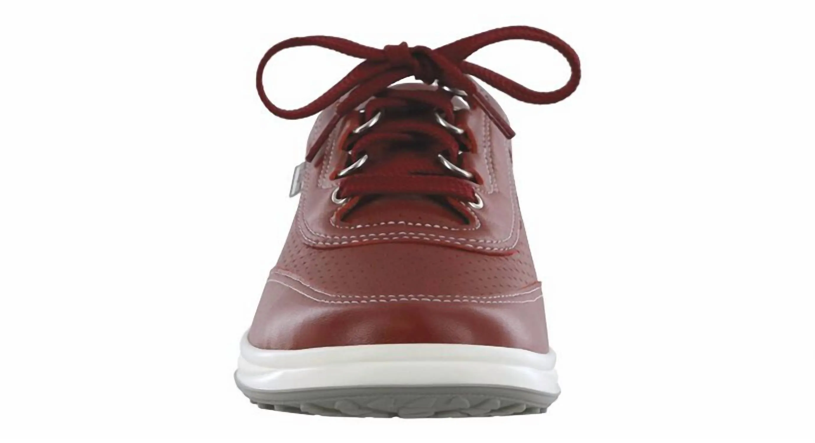 Women's Sporty Lux Lace Up Sneaker In Ruby Perf