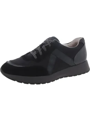 Womens Suede Lace-Up Casual And Fashion Sneakers