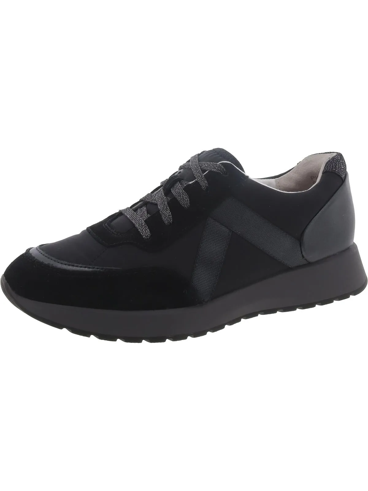 Womens Suede Lace-Up Casual And Fashion Sneakers