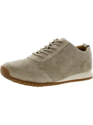 Womens Suede Lace-Up Casual And Fashion Sneakers