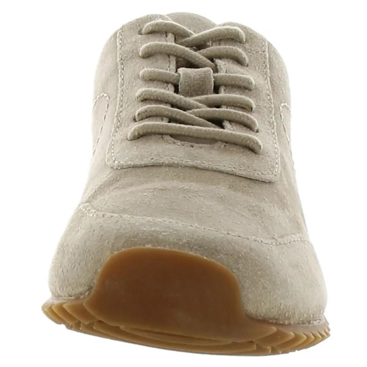 Womens Suede Lace-Up Casual And Fashion Sneakers