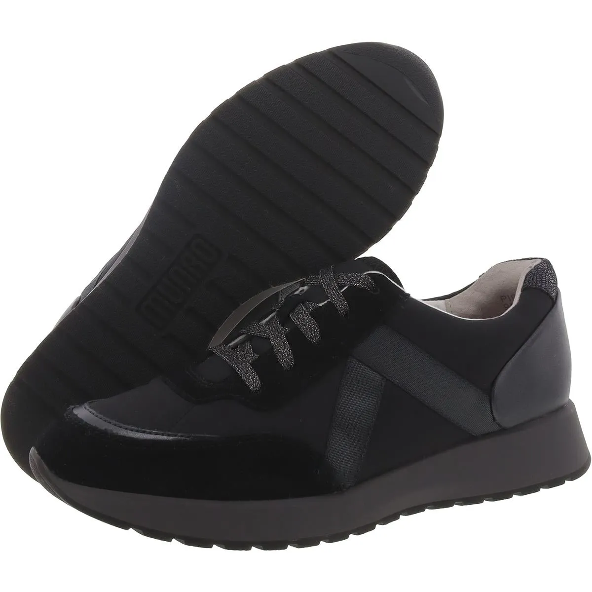 Womens Suede Lace-Up Casual And Fashion Sneakers