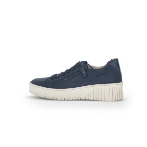 Women's Suede Sneaker In Blue Nubuck