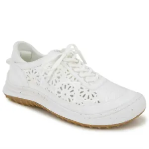 Women's Sunny Plant Sneaker Shoes In White