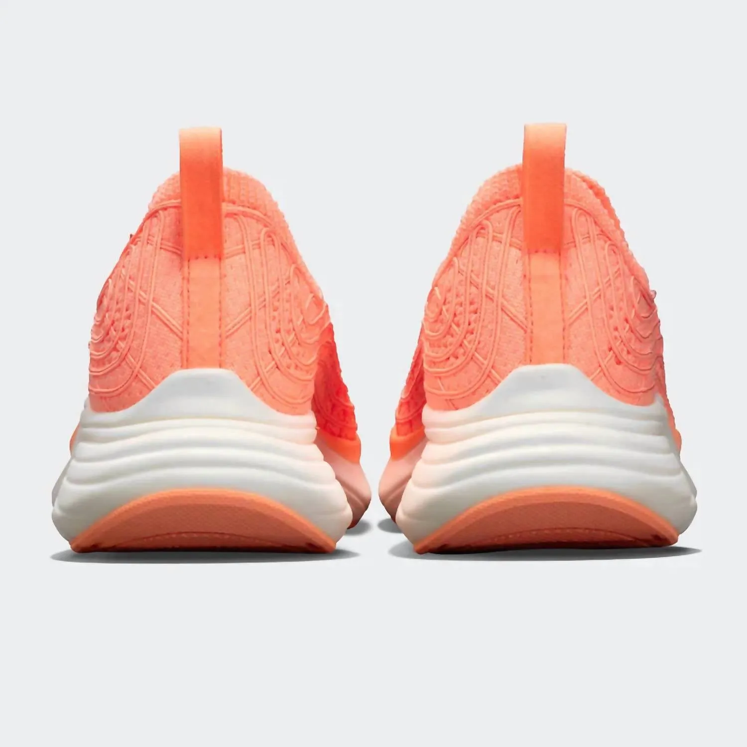 Women's Techloom Zipline Sneaker In Neon Peach/white