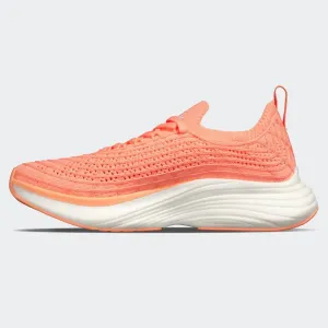 Women's Techloom Zipline Sneaker In Neon Peach/white