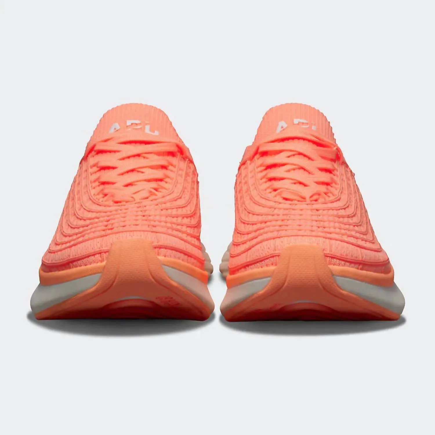 Women's Techloom Zipline Sneaker In Neon Peach/white