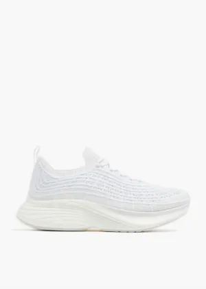 Women's Techloom Zipline Sneakers In White/white