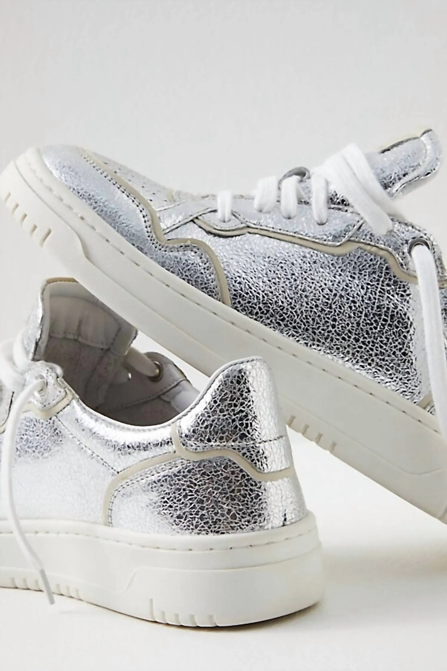 Women's Thirty Love Court Sneaker In Silver
