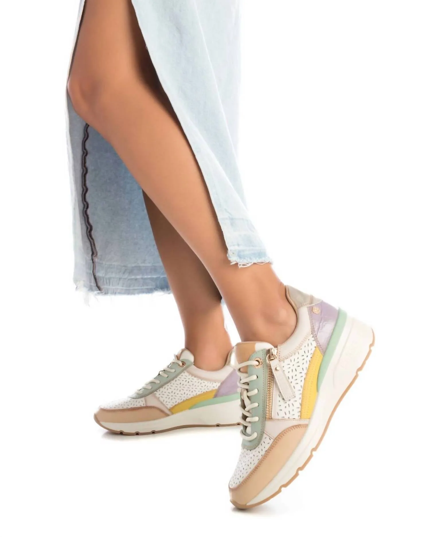 Women's Trainer Sneakers In Aqua