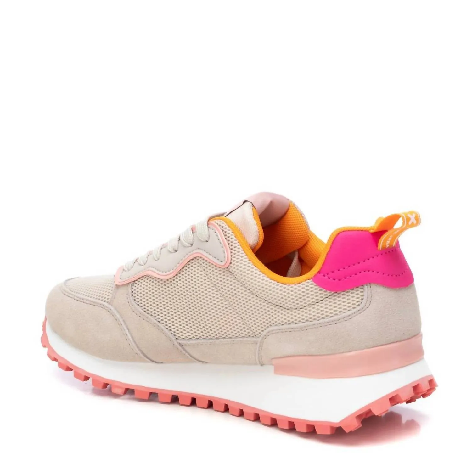 Women's Trainer Sneakers In Beige