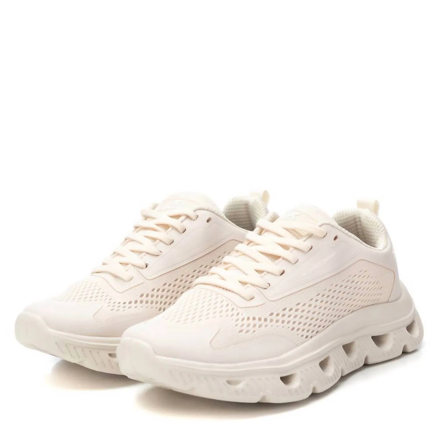 Women's Trainer Sneakers In Beige