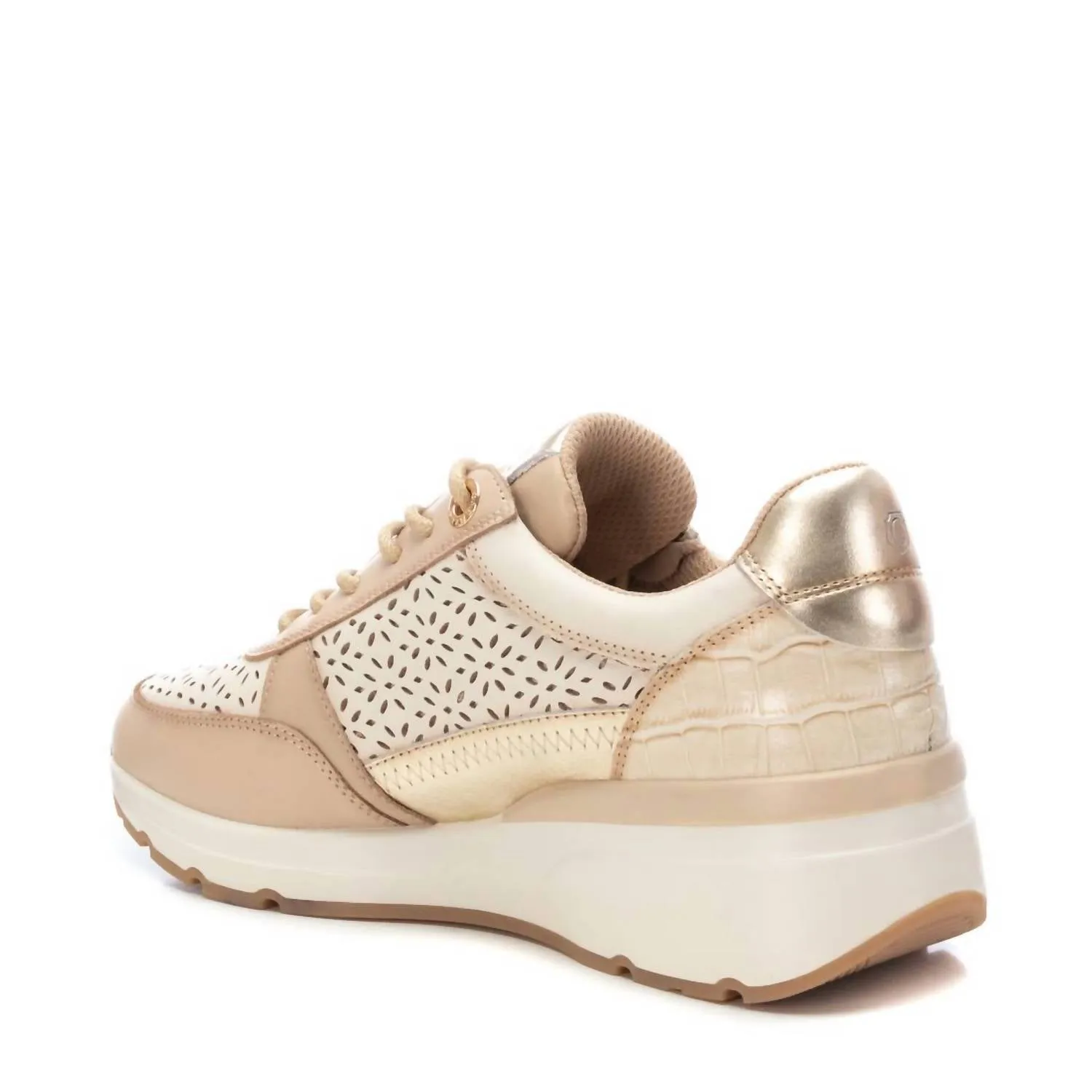 Women's Trainer Sneakers In Beige