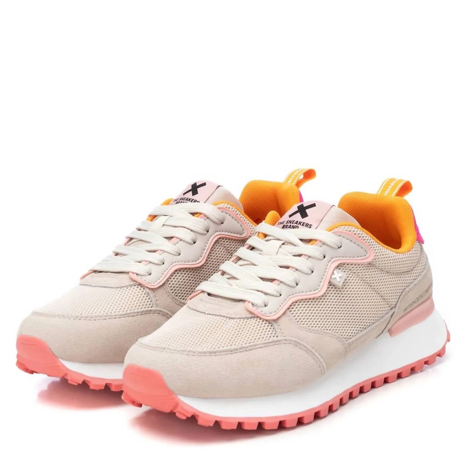 Women's Trainer Sneakers In Beige