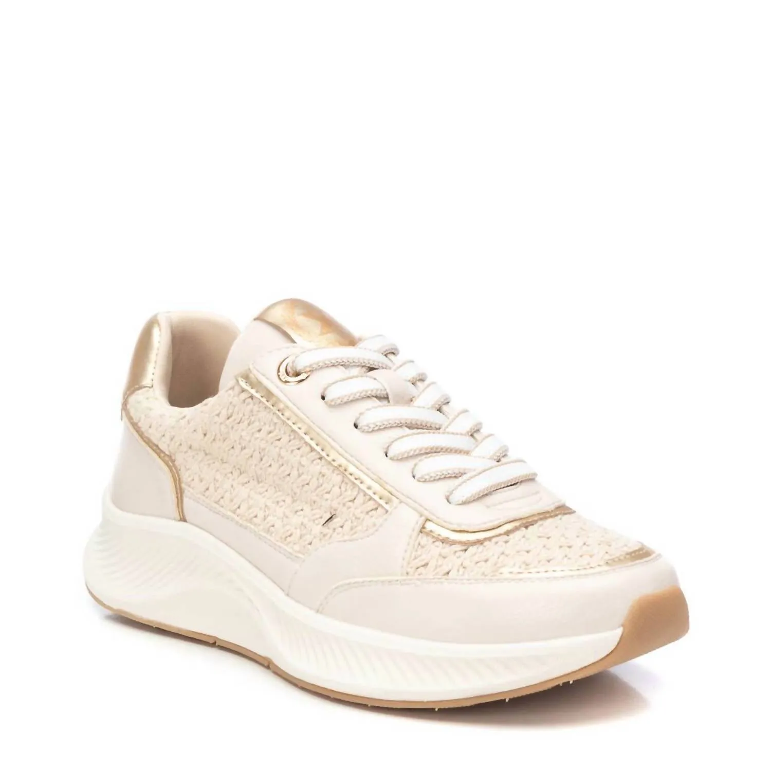 Women's Trainer Sneakers In Beige