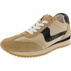 Womens Two Tone Leather Casual And Fashion Sneakers