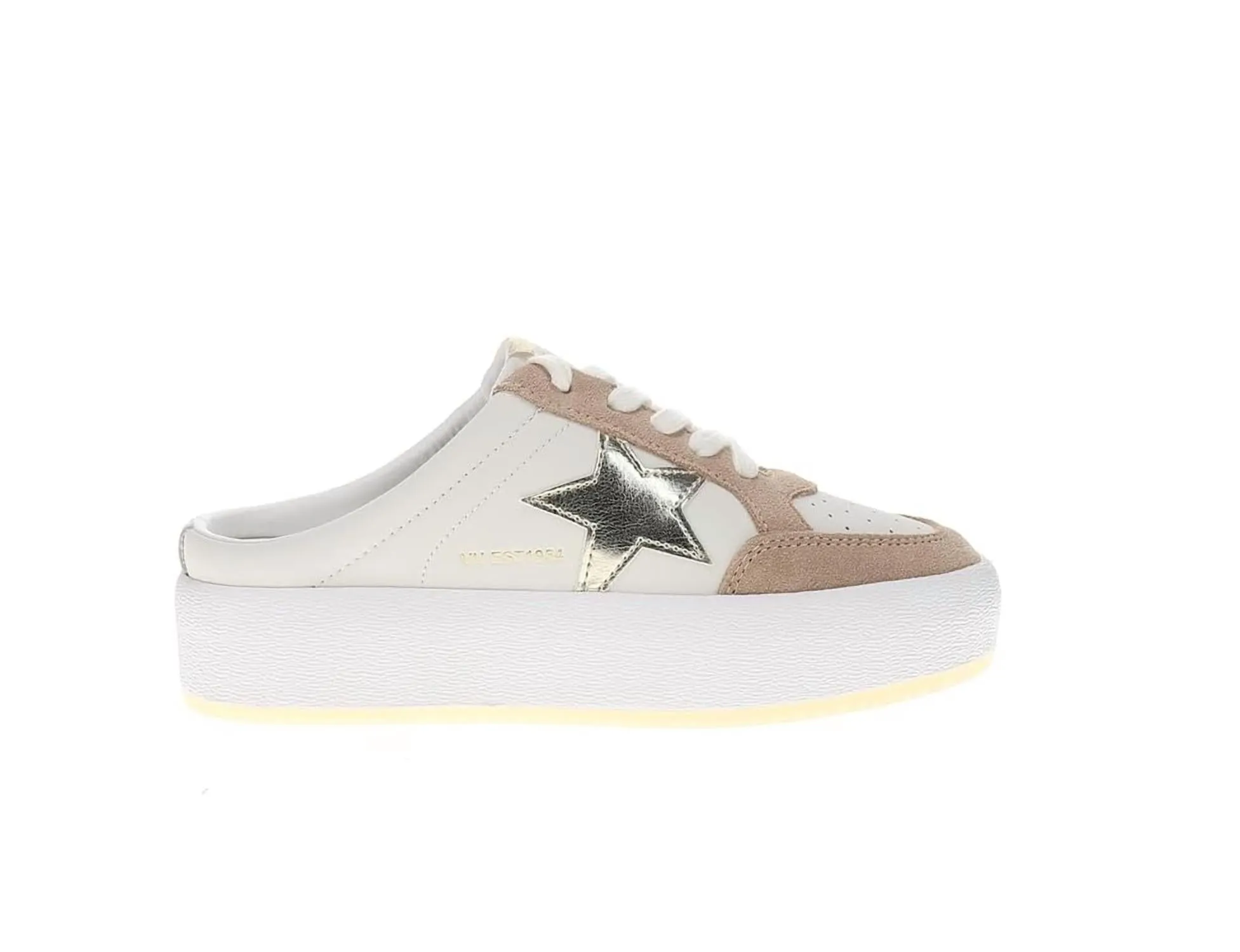 Women's Val 8 Backless Sneakers In Blush/gold