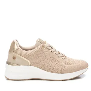 Women's Wedge Sneakers In Beige