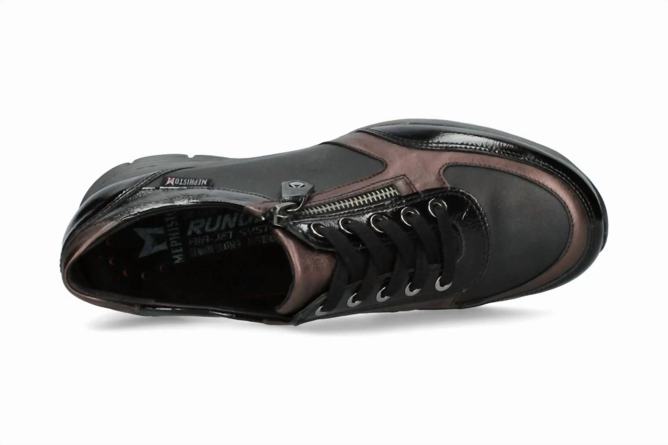 Women's Ylona Sneaker In Black Patent