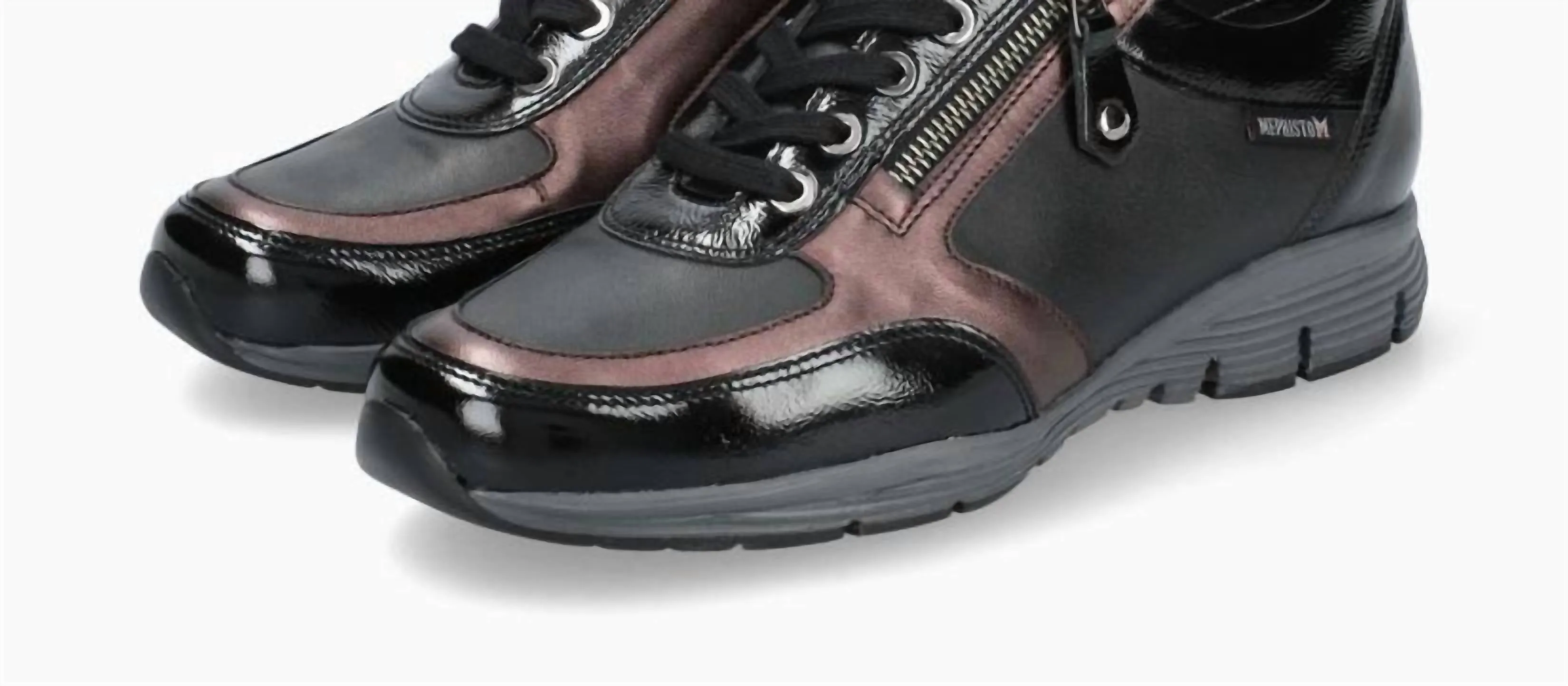 Women's Ylona Sneaker In Black Patent