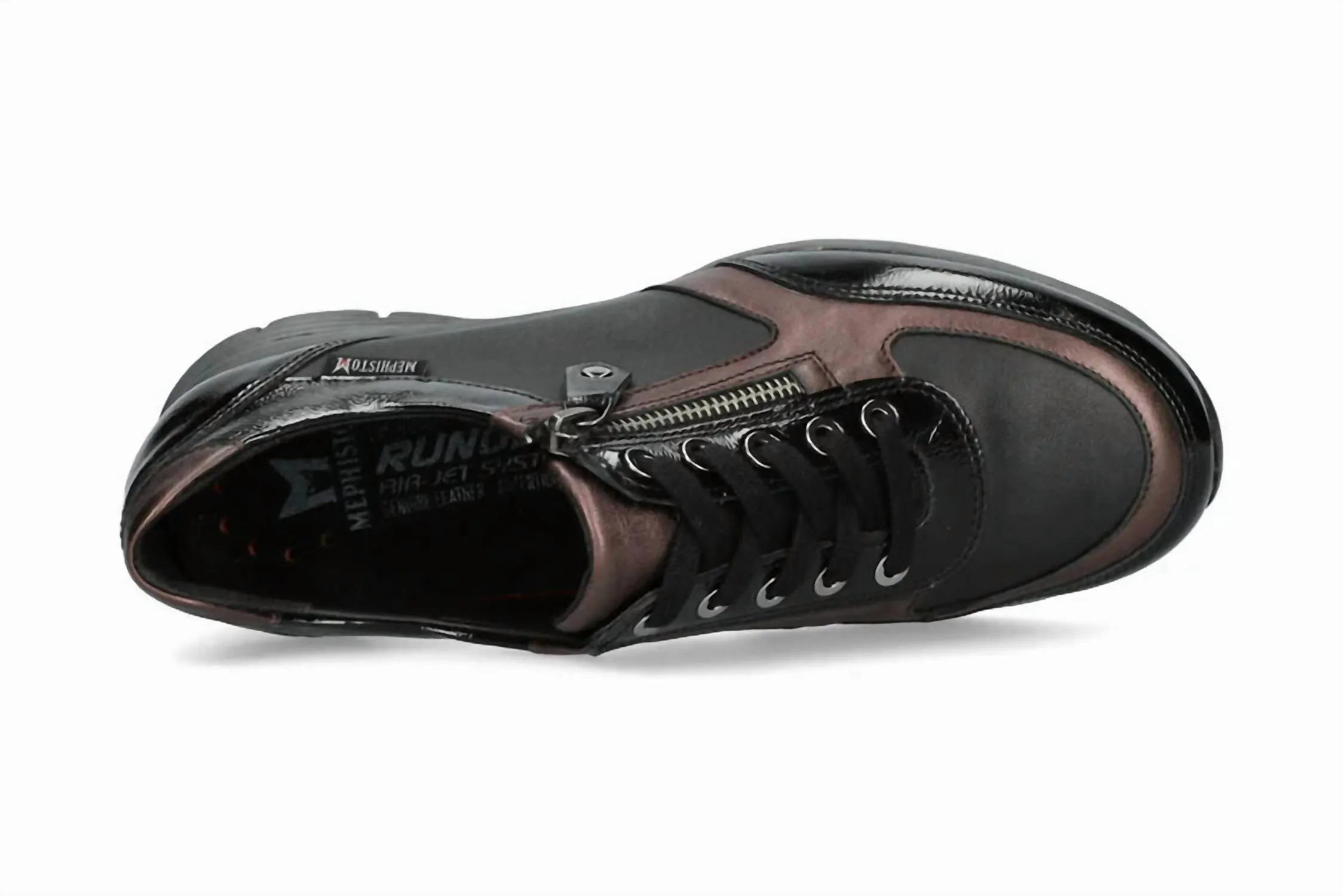 Women's Ylona Zipper Sneaker In Black