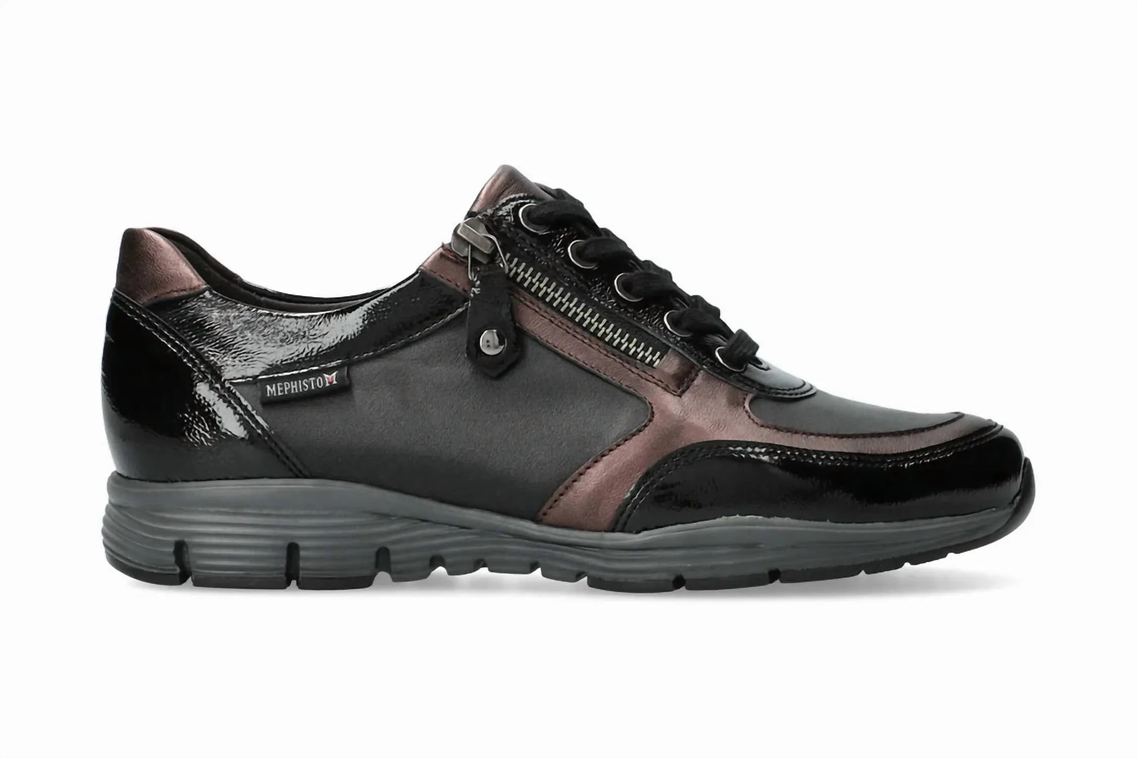 Women's Ylona Zipper Sneaker In Black