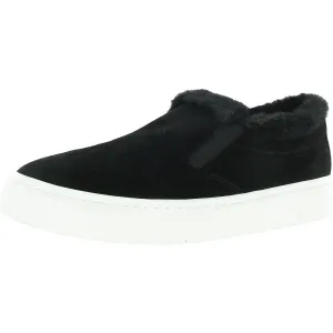Ylona Womens Faux Fur Faux Suede Slip-On Sneakers
