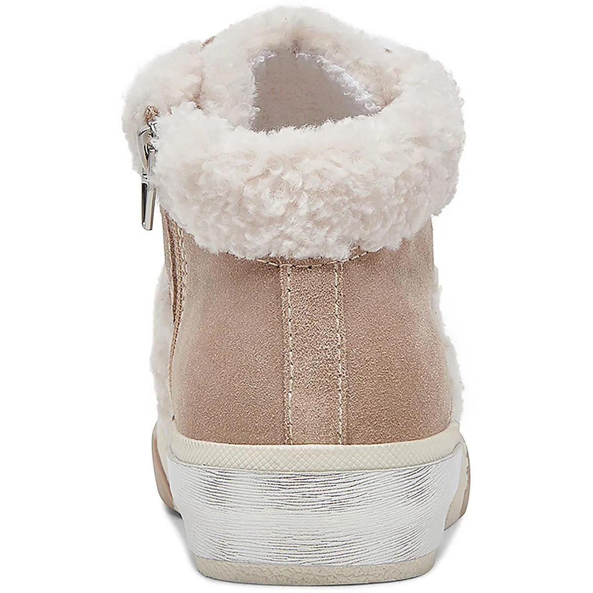 Zilvia Plush Womens Suede High Top Casual And Fashion Sneakers